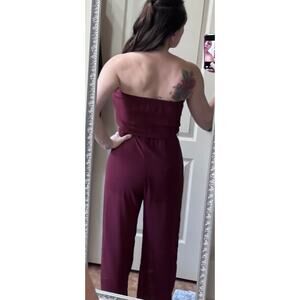 Iris size S burgandy jumper with belt